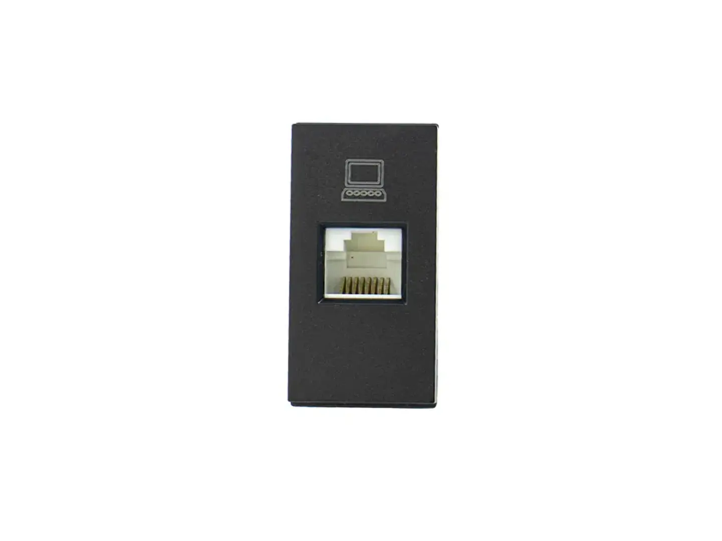 Módulo toma red computacion RJ45/5E (grafito) 1