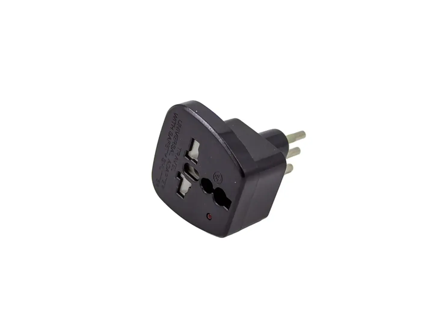 Enchufe adaptador universal negro 1