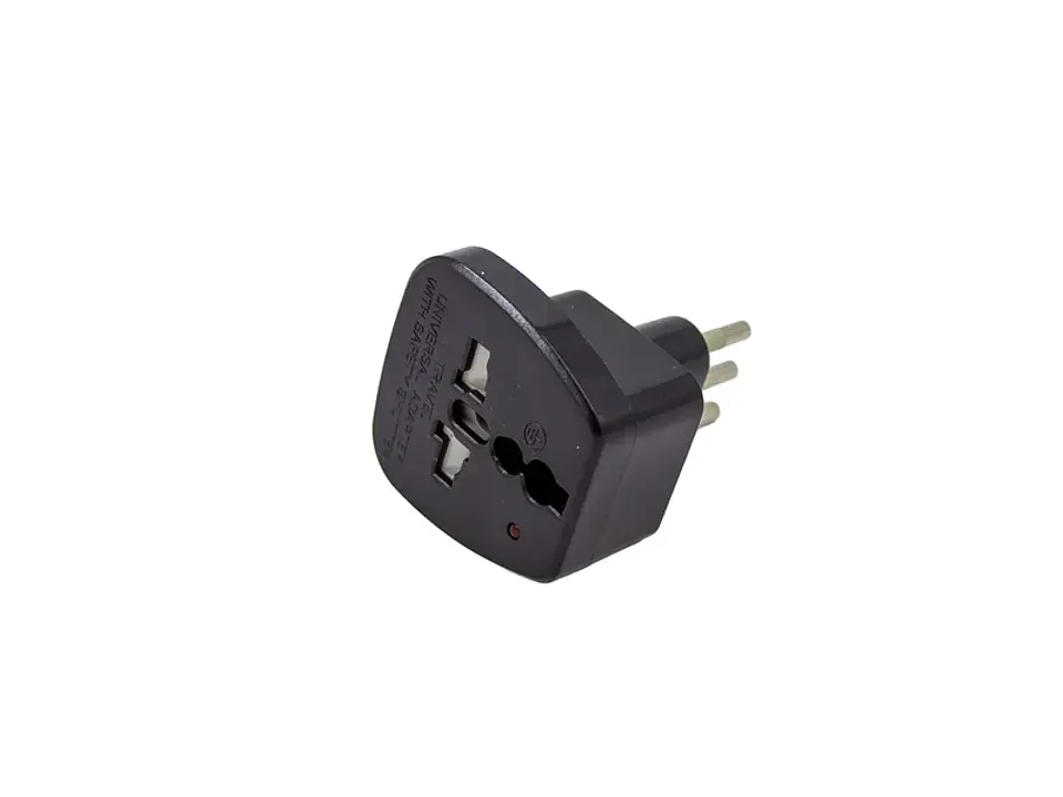 Enchufe adaptador universal negro 1