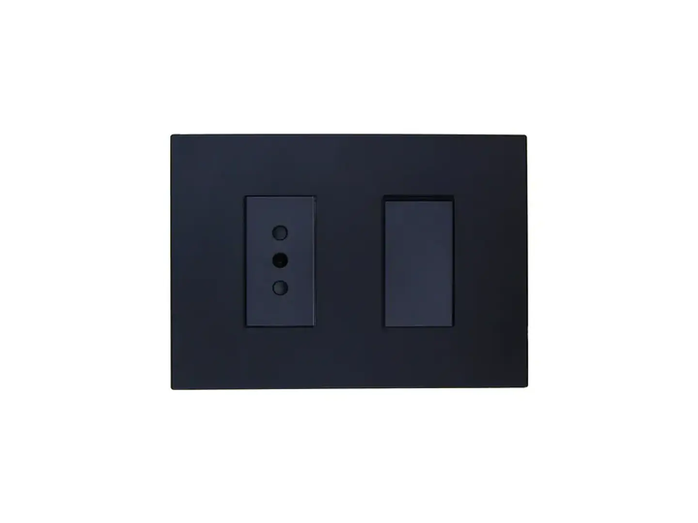 Enchufe adaptador triple negro 1