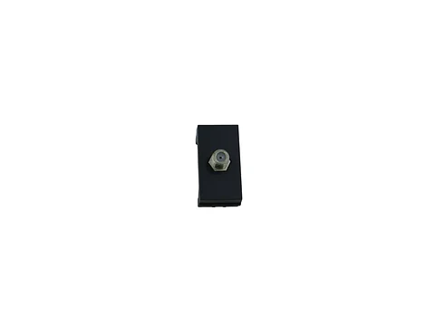 Interruptor doble teclon (9/15) 10A 250V (negro)