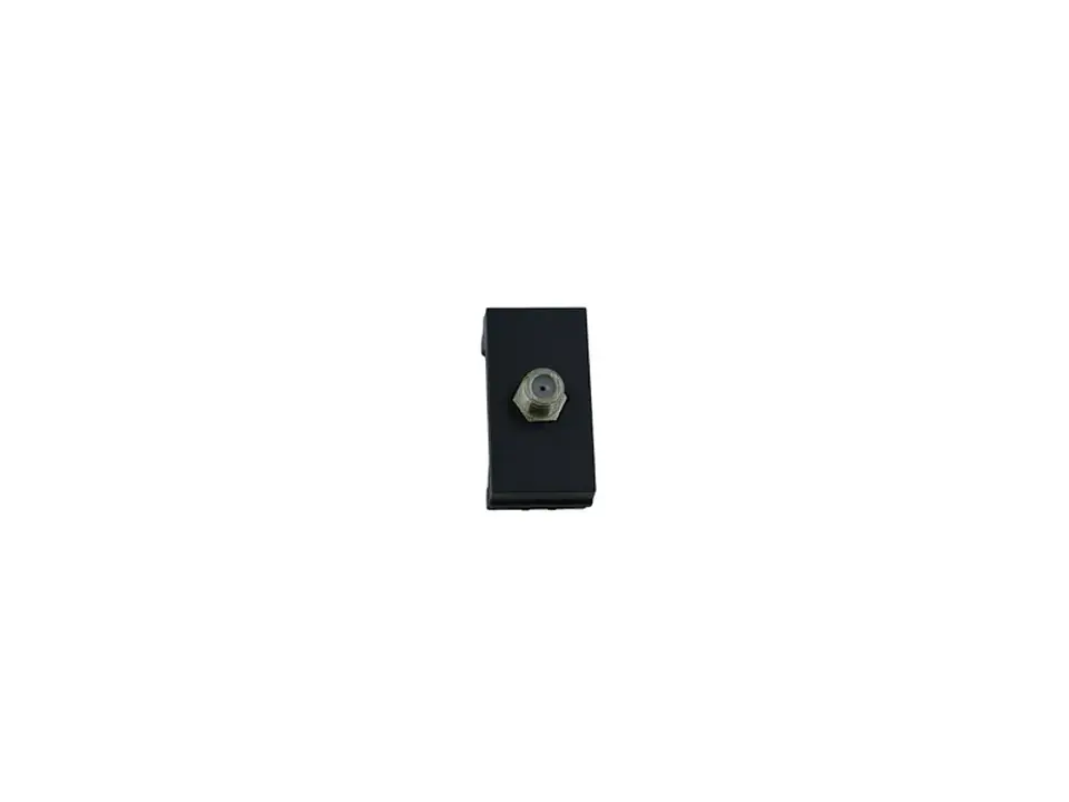Interruptor doble teclon (9/15) 10A 250V (negro) 1