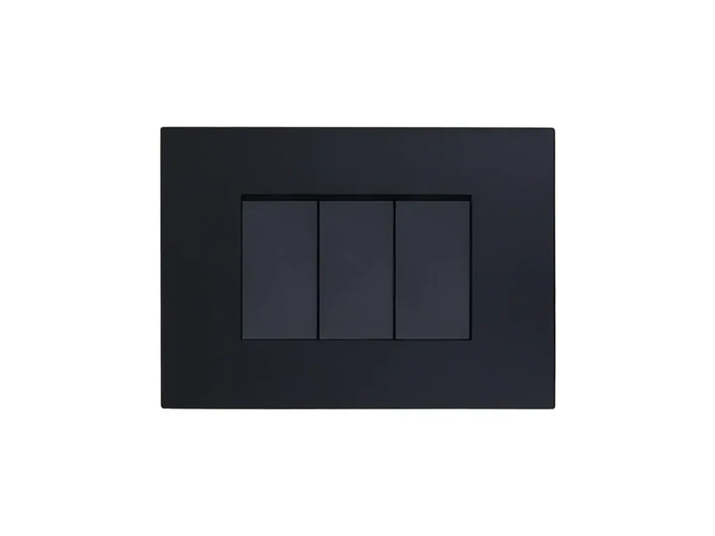 Interruptor triple (9/32) 10A 250V (negro) 1
