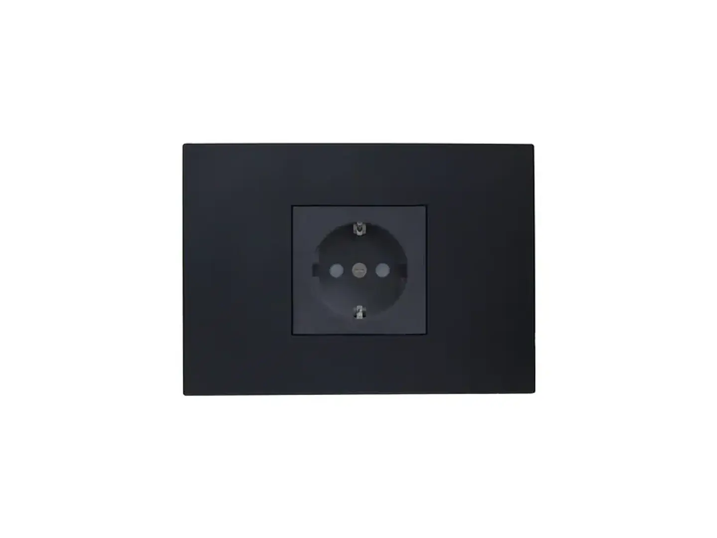 Enchufe schuko (negro) 1