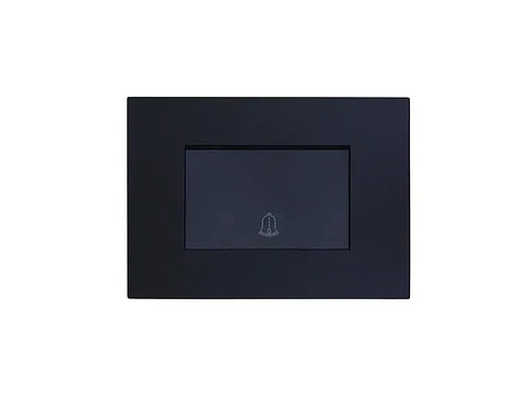 Pulsador DE timbre teclon (negro)