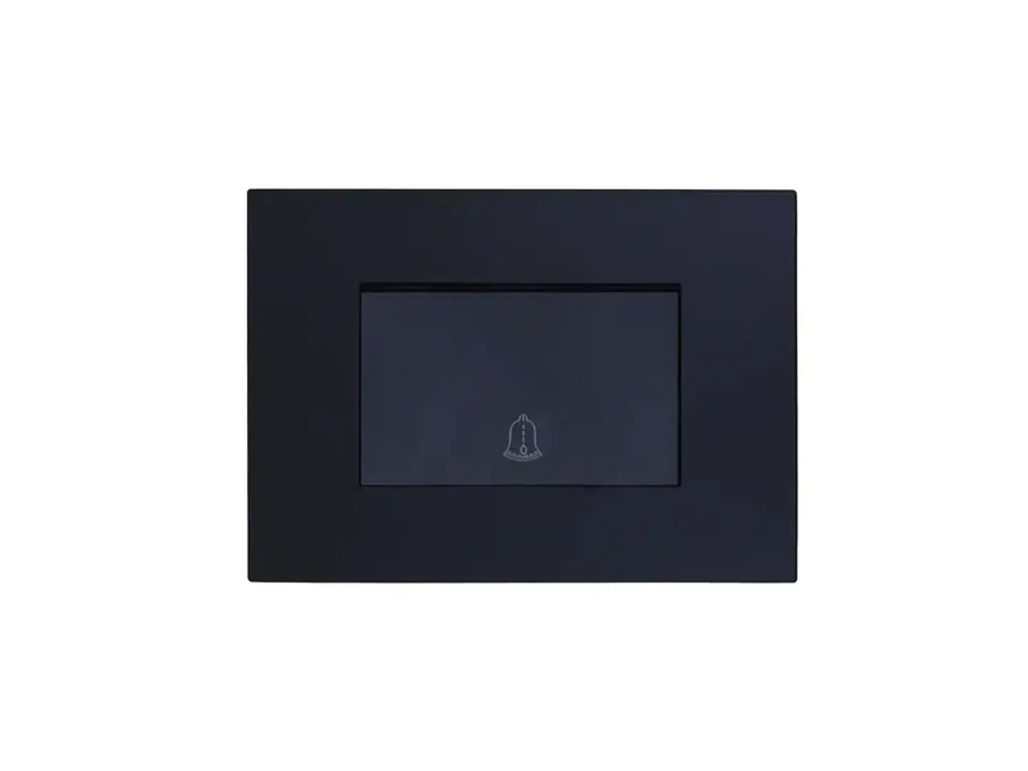 Pulsador DE timbre teclon (negro) 1