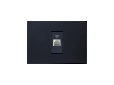 Toma telefónica RJ11 (negro)