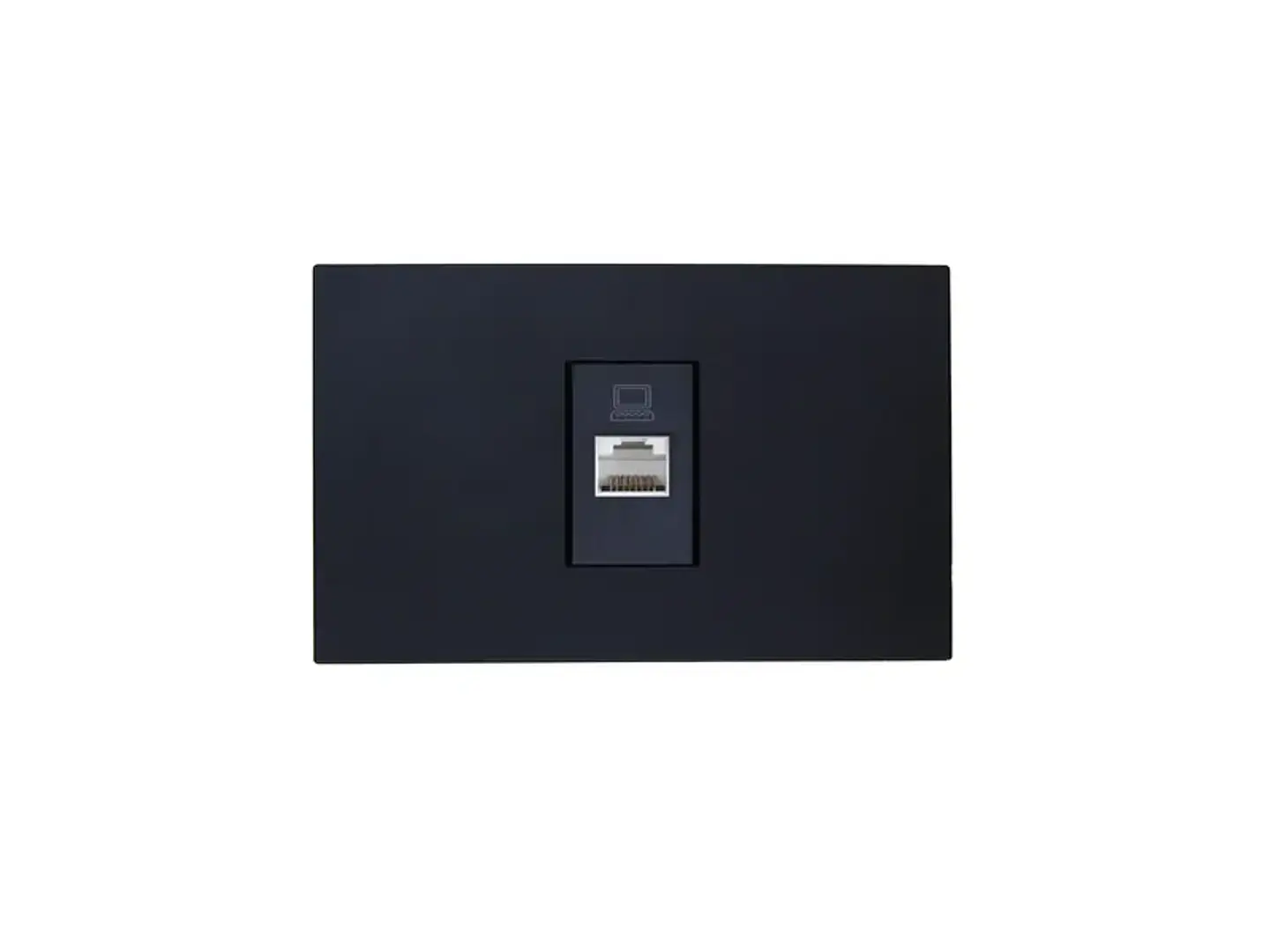 Toma red computacion CAT5E (negro) 1