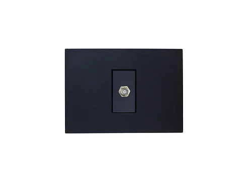 Toma coaxial RG6 (negro)