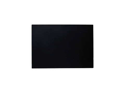 Placa ciega c/soporte (negro)