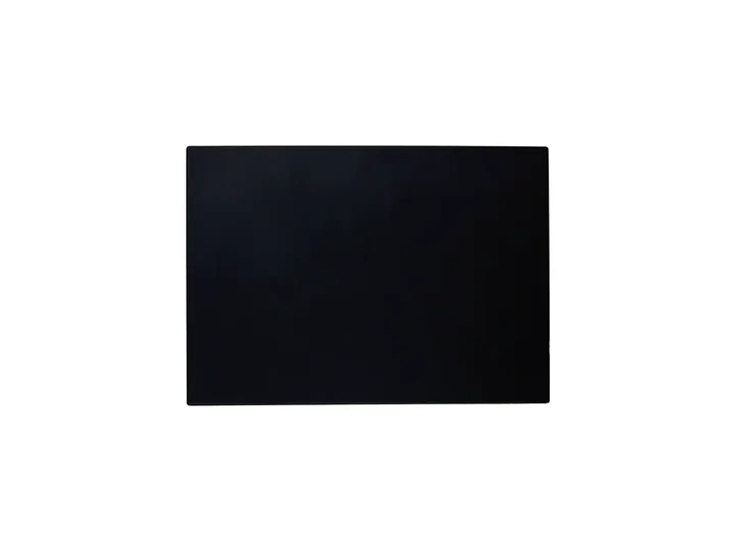 Placa ciega c/soporte (negro) 1