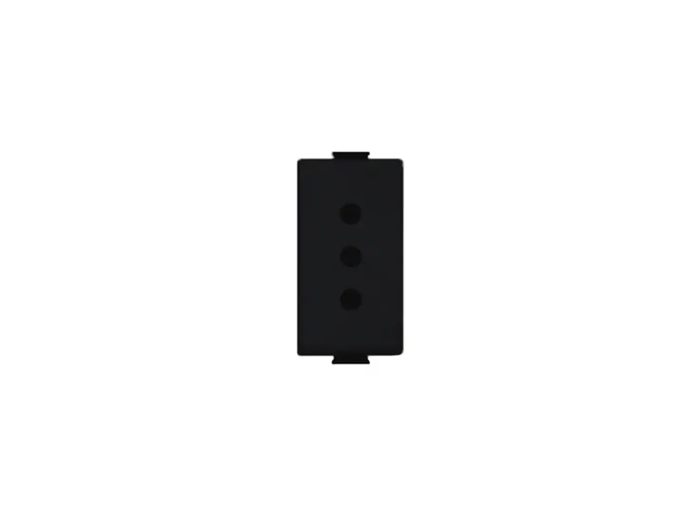 Módulo enchufe 10A(1 Ud TZ1104) 250V (negro) 1