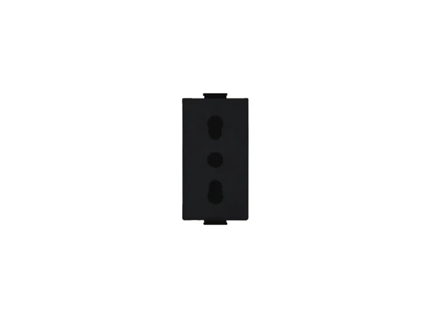 Módulo enchufe 10/16A(1 Ud TZ1107) 250V (negro) 1