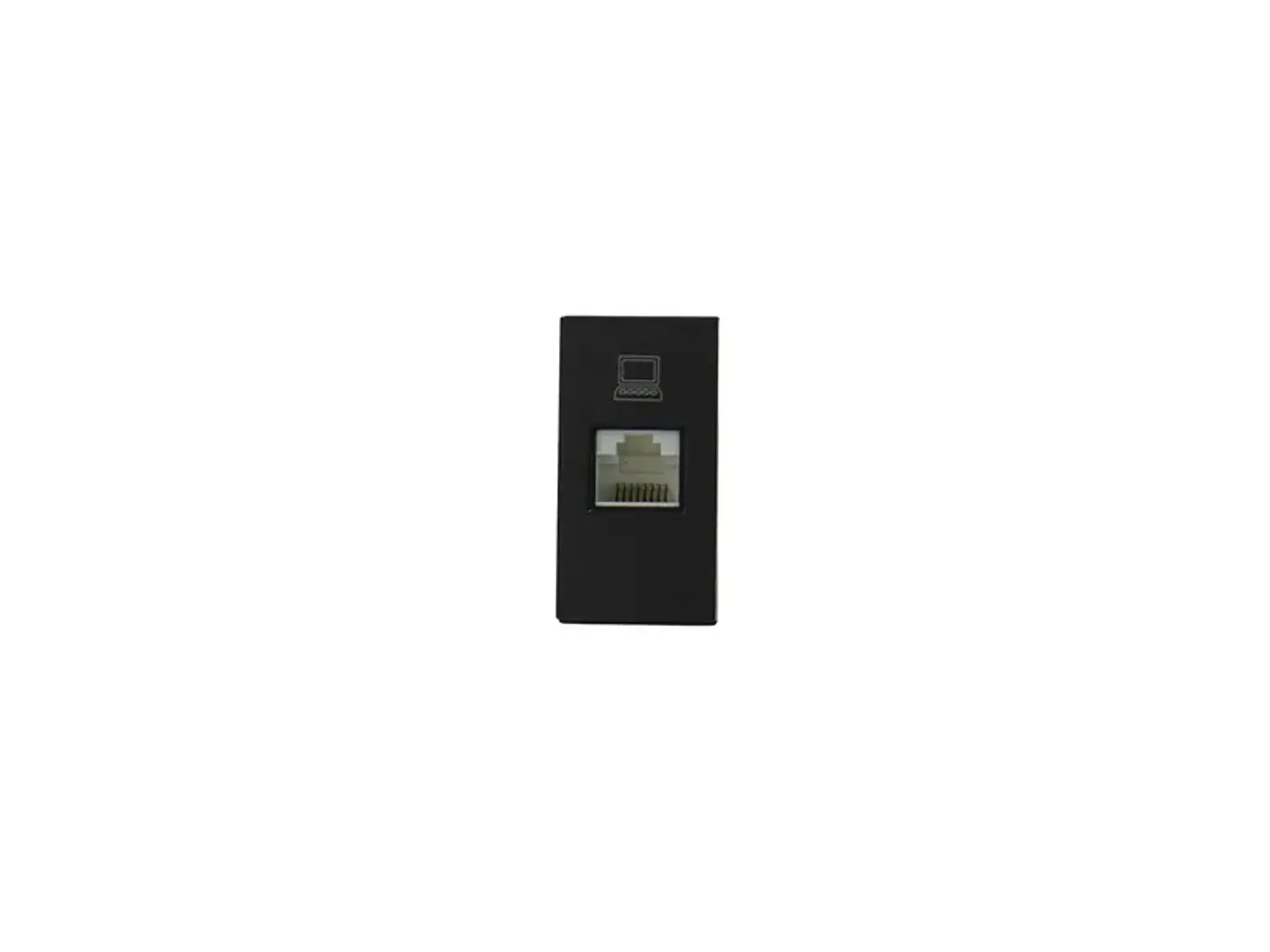 Módulo toma red computacion cat 5E (negro) 1