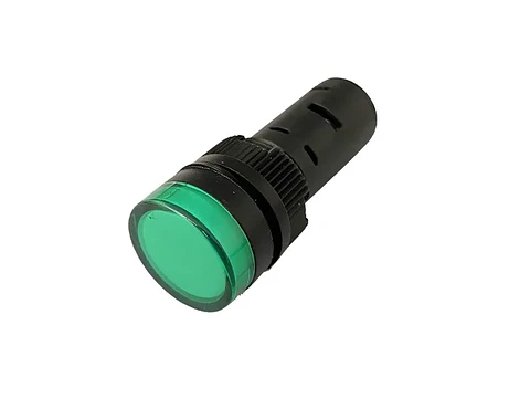 Luz piloto verde LED 230V, 22MM