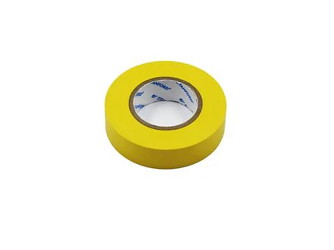 Cinta aislante amarillo 20Y(PAQUETE DE 10 rollos
