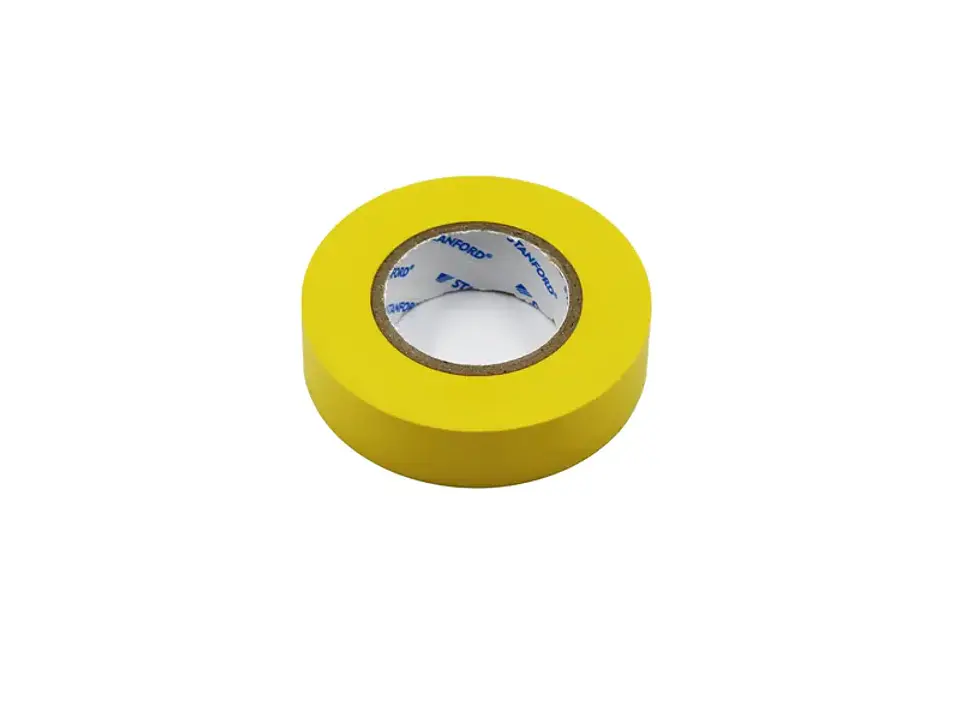 Cinta aislante amarillo 20Y(PAQUETE DE 10 rollos 1