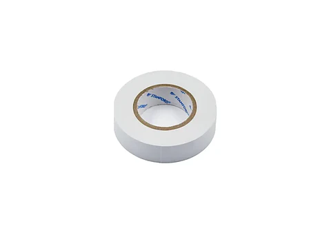 Cinta aislante blanco 20Y(PAQUETE DE 10 rollos