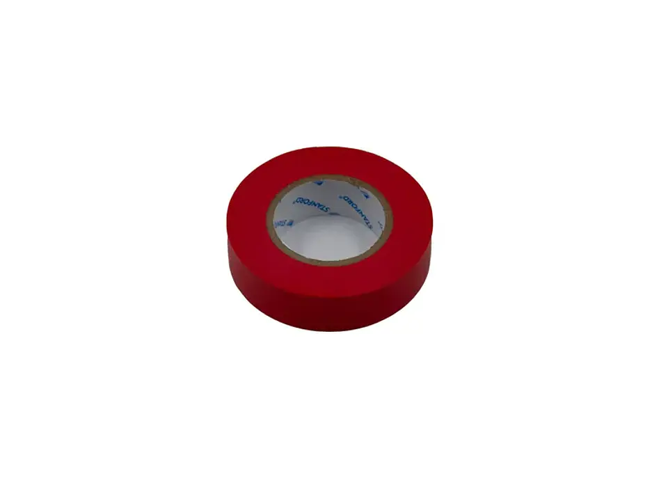 Cinta aislante roja 20Y(PAQUETE DE 10 rollos 1