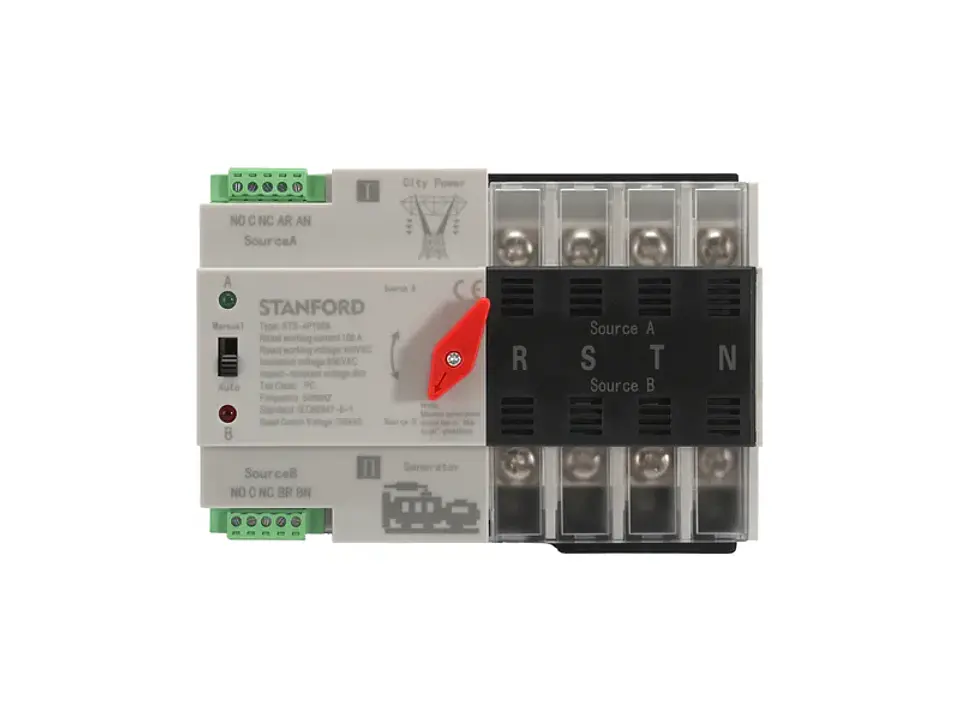 Switch DE transferencia automatica generador 4P 100A 1