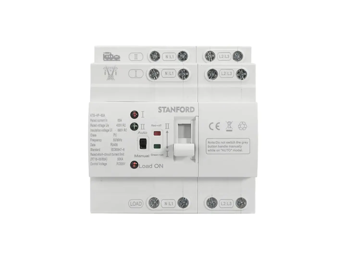 Switch DE transferencia automatica generador 4P 63A 1