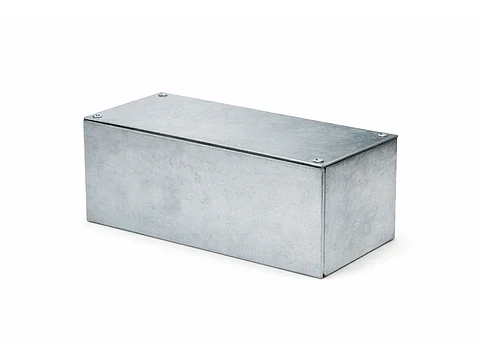 Caja metálica galvanizada EN caliente lisa 200X100X100 sin nocaut