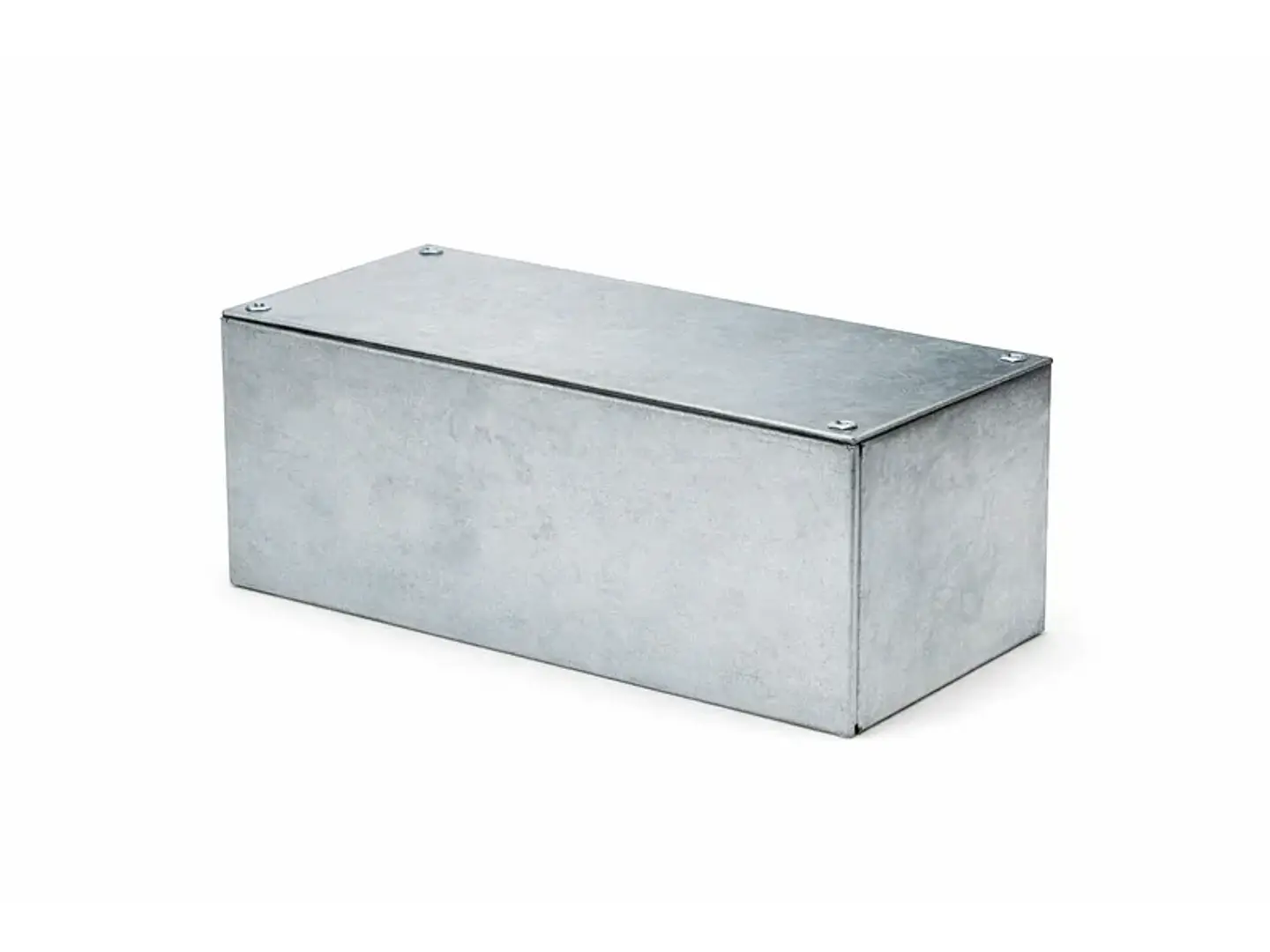 Caja metálica galvanizada EN caliente lisa 200X100X100 sin nocaut 1