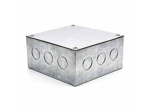 Caja metálica galvanizada EN caliente prepicada 200X200X100 con nocaut