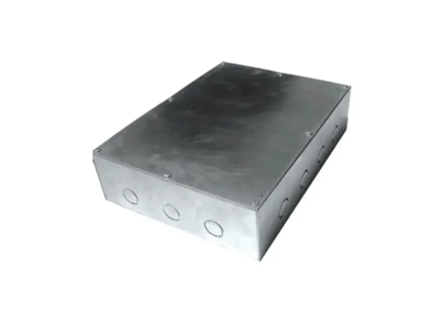 Caja metálica galvanizada EN caliente prepicada 300X200X100 con nocaut 1