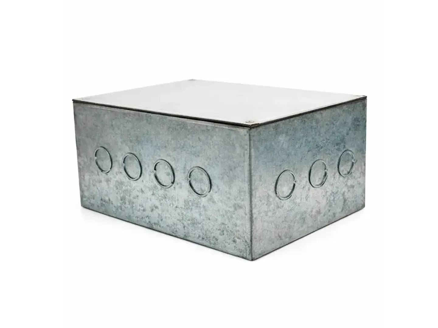 Caja metálica galvanizada EN caliente prepicada 300X200X150 con nocaut 1