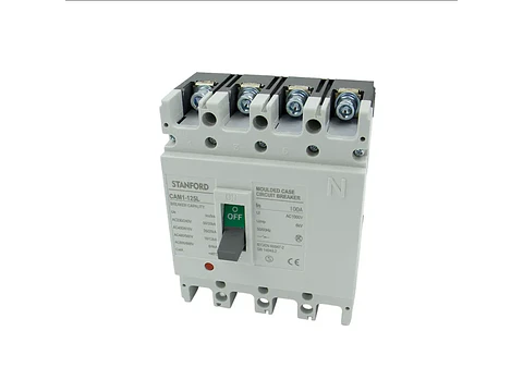Interruptor DE caja moldeada fija (blanco) 125L 4P 80A 35KA