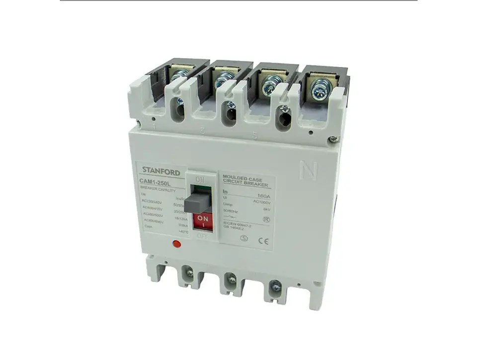 Interruptor DE caja moldeada fija (blanco) 250L 4P 200A 35KA 1