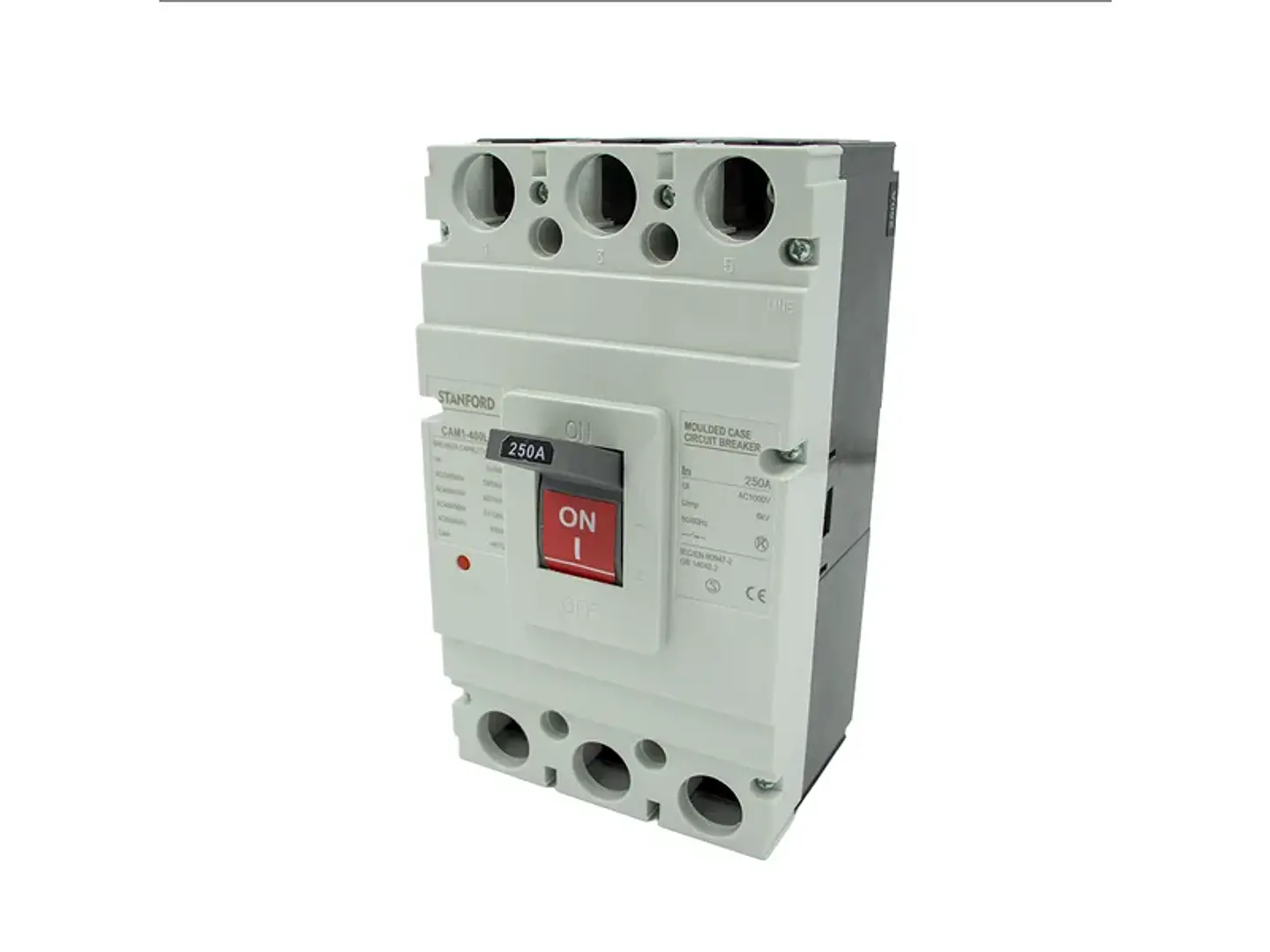 Interruptor DE caja moldeada fija (blanco) 400L 3P 250A 50KA 1
