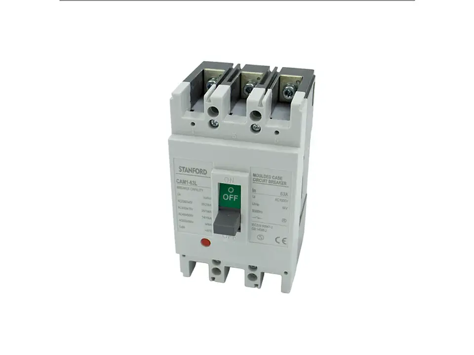 Interruptor DE caja moldeada fija (blanco) 63L 3P 63A 25KA 1