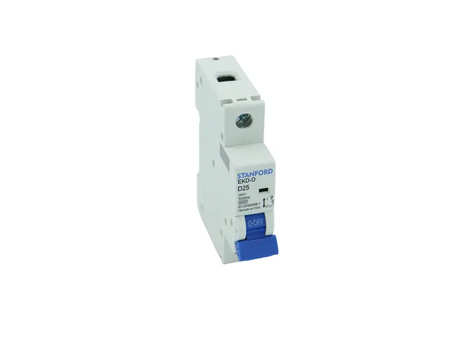 Interruptor automático 6KA, D, 1X25A 1