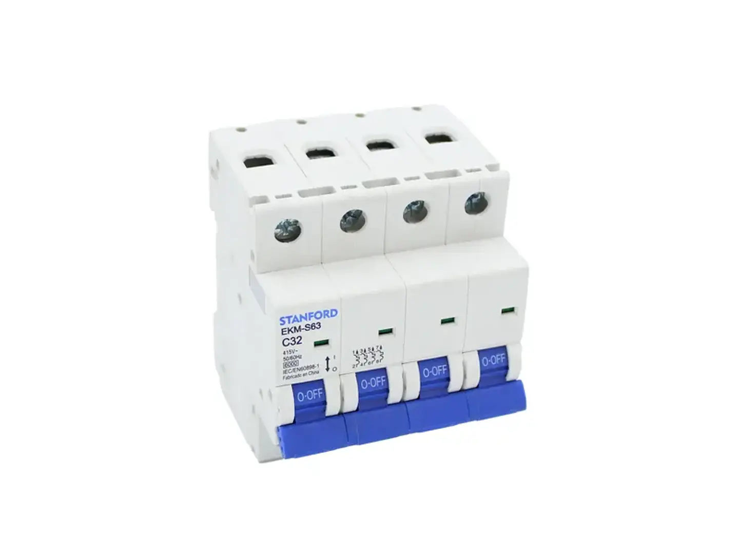 Interruptor automático 6KA, C, 4X32A 1