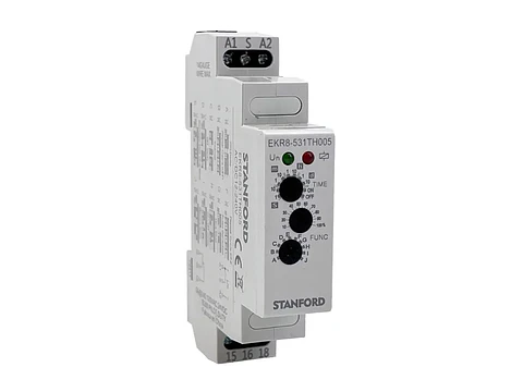 Rele temporizado multifuncion ac/dc 12-240V