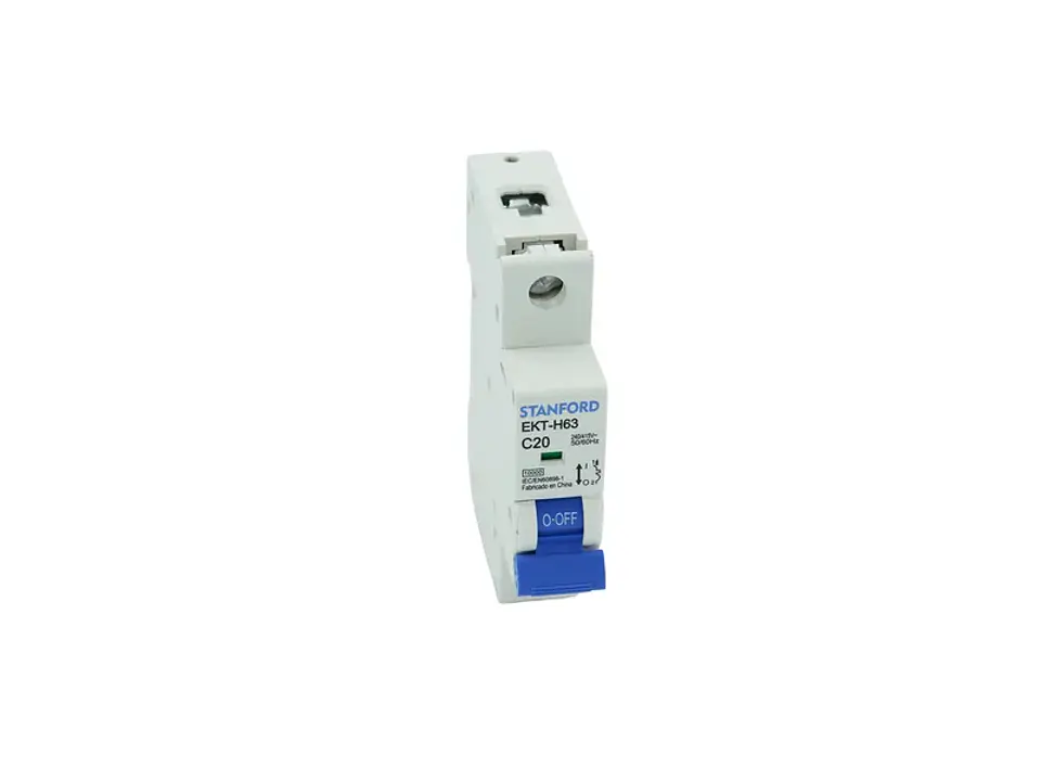 Interruptor automático 10KA. curva C. 1X20A 1