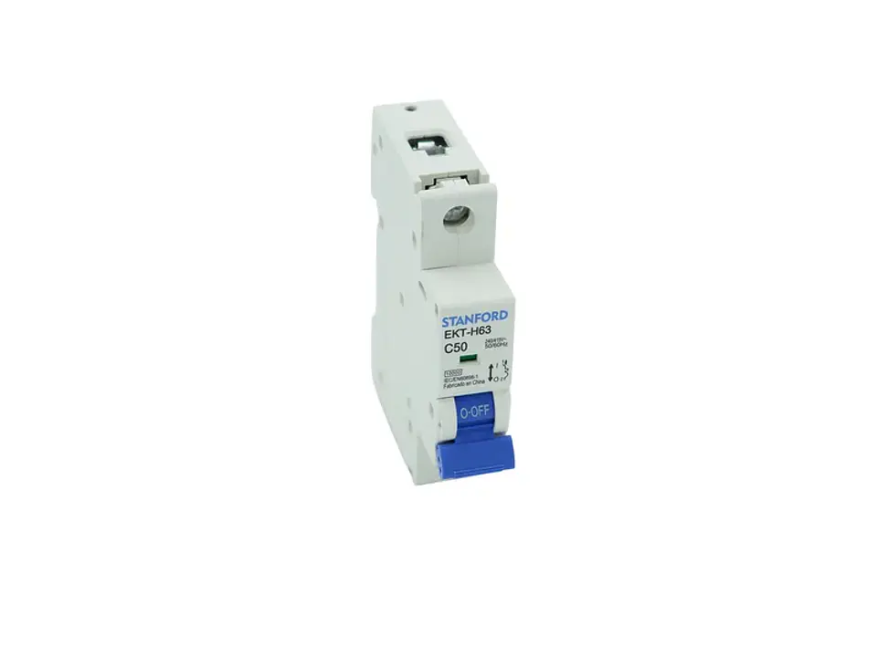 Interruptor automático 10KA. curva C. 1X50A 1