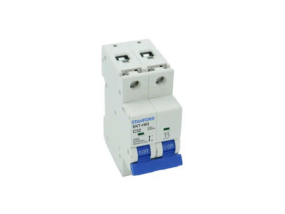 Interruptor automático 10KA. curva C. 2X32A 1