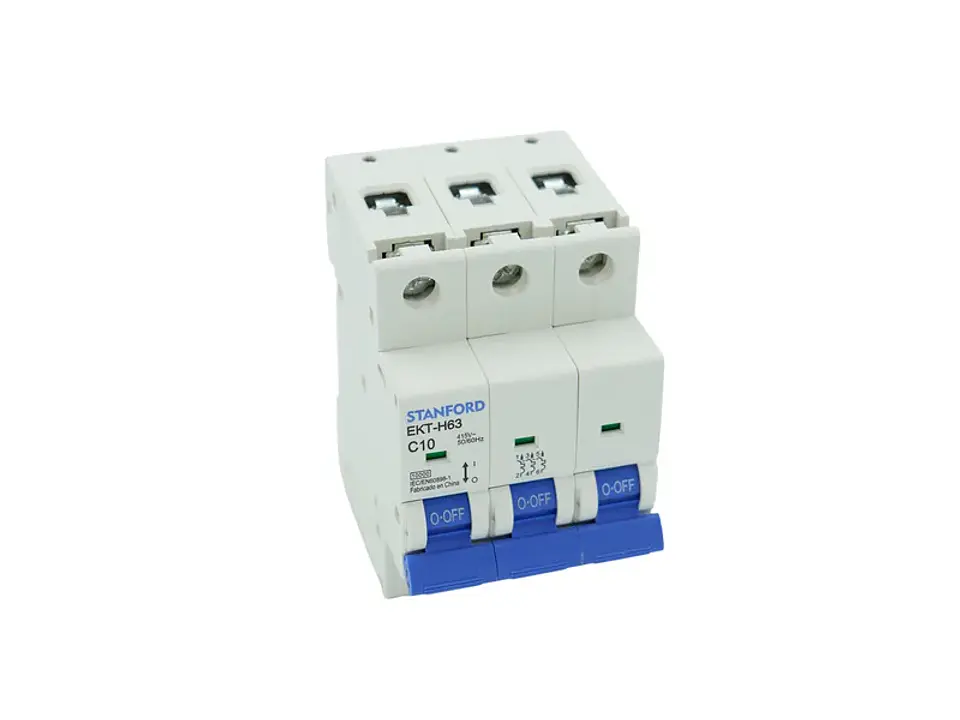 Interruptor automático 10KA. curva C. 3X10A 1