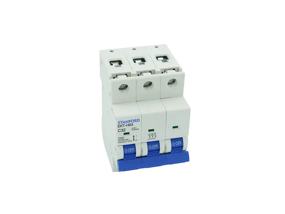 Interruptor automático 10KA. curva C. 3X32A 1