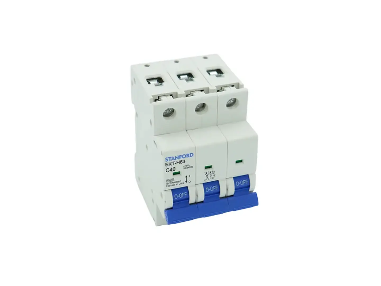 Interruptor automático 10KA. curva C. 3X40A 1