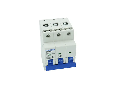 Interruptor automático 10KA. curva C. 3X63A