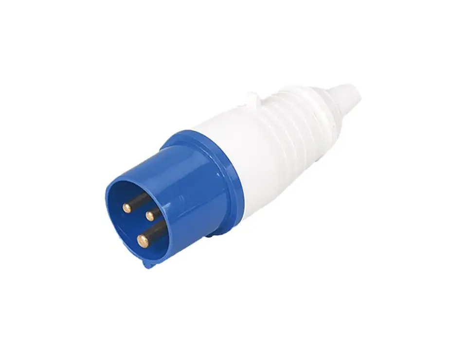 Enchufe industrial macho volante IP44,16A,220V,2P+T 1