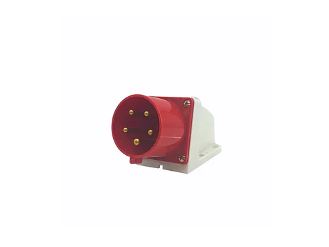 Enchufe industrial macho sobrepuesto IP44. 32A. 380V. 3P+N+T