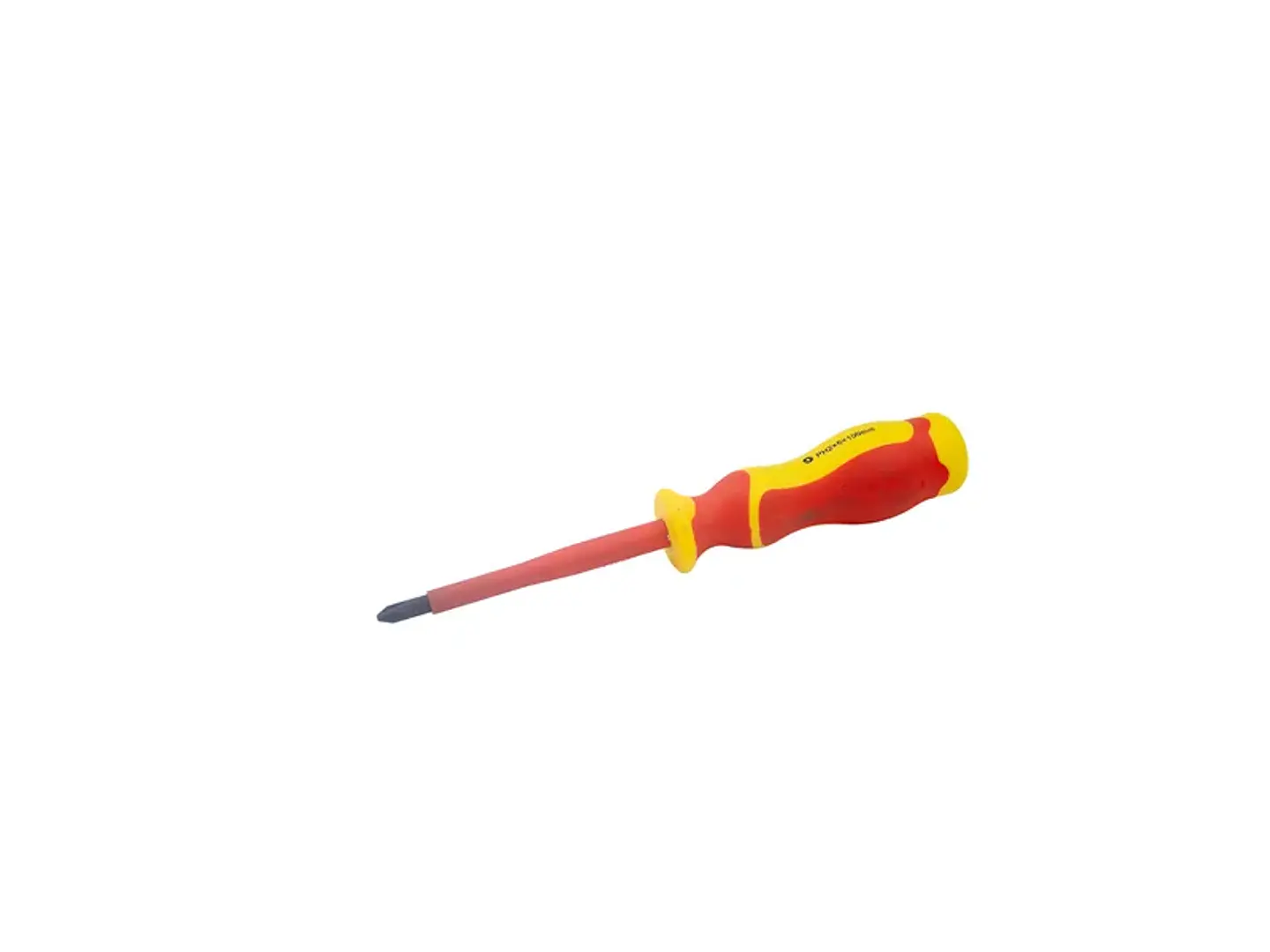 Destornillador corto cruz 1KV PH2X100 1