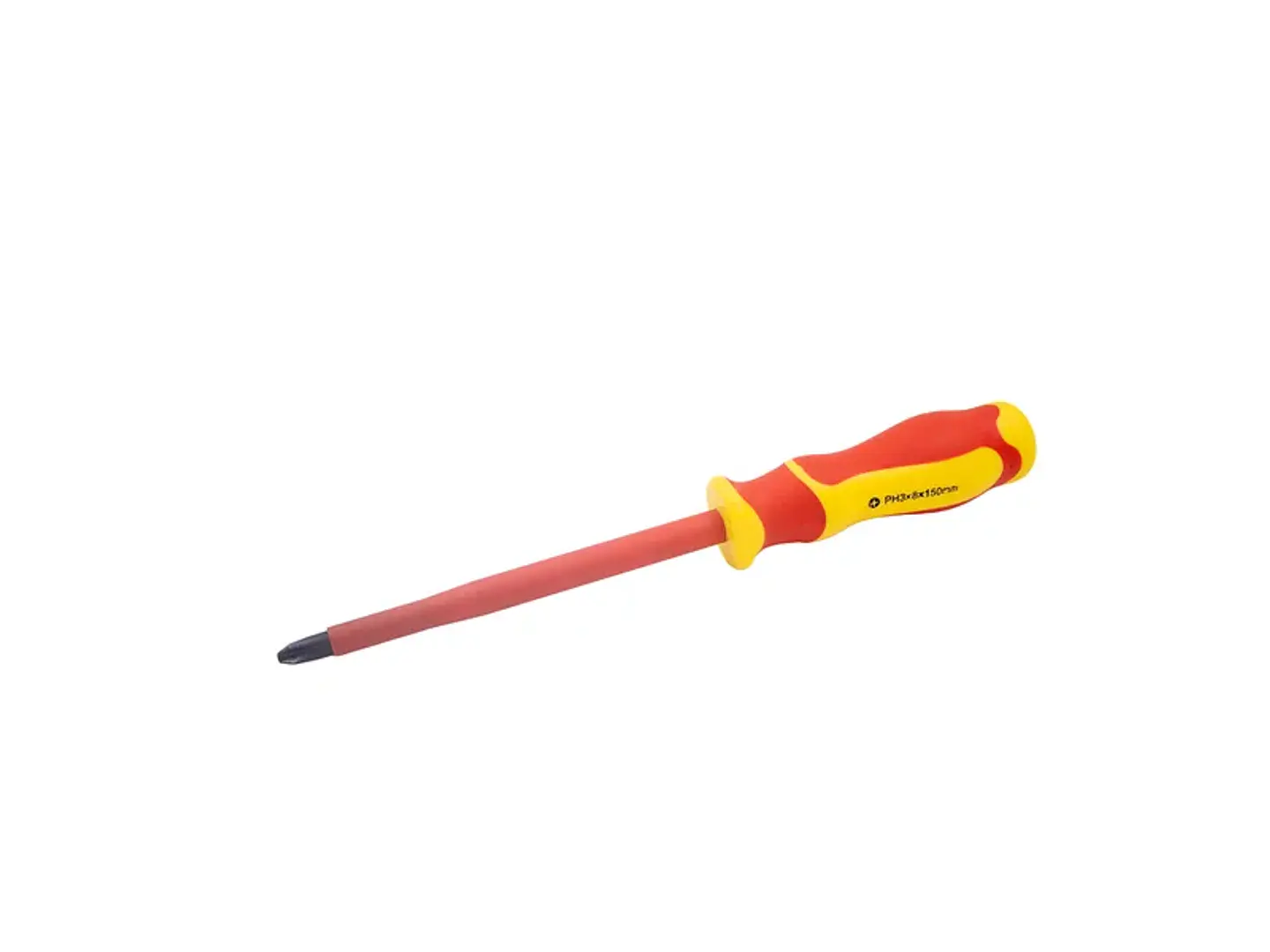 Destornillador corto cruz 1KV PH3X150 1