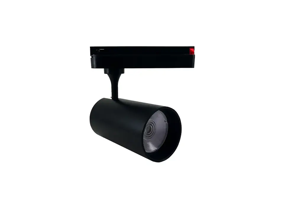 Foco riel monofásico estandar 30W negro 6500K 1