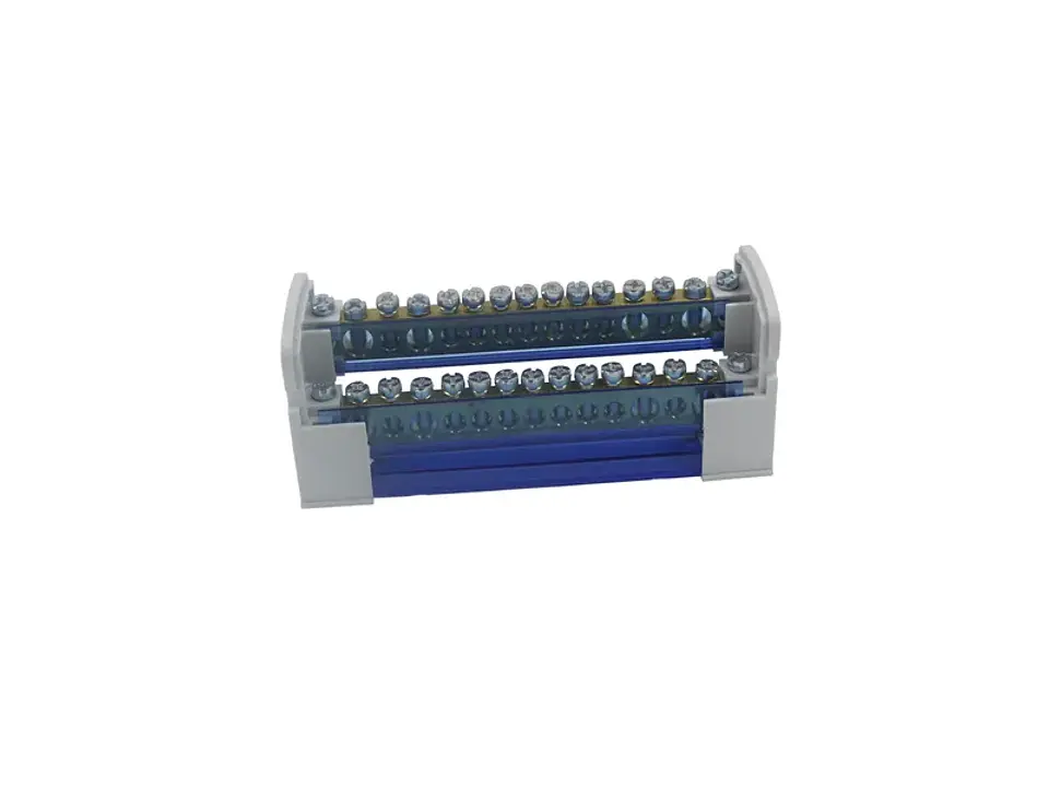 Barra repartidora bipolar 15 POLOS,125A 1